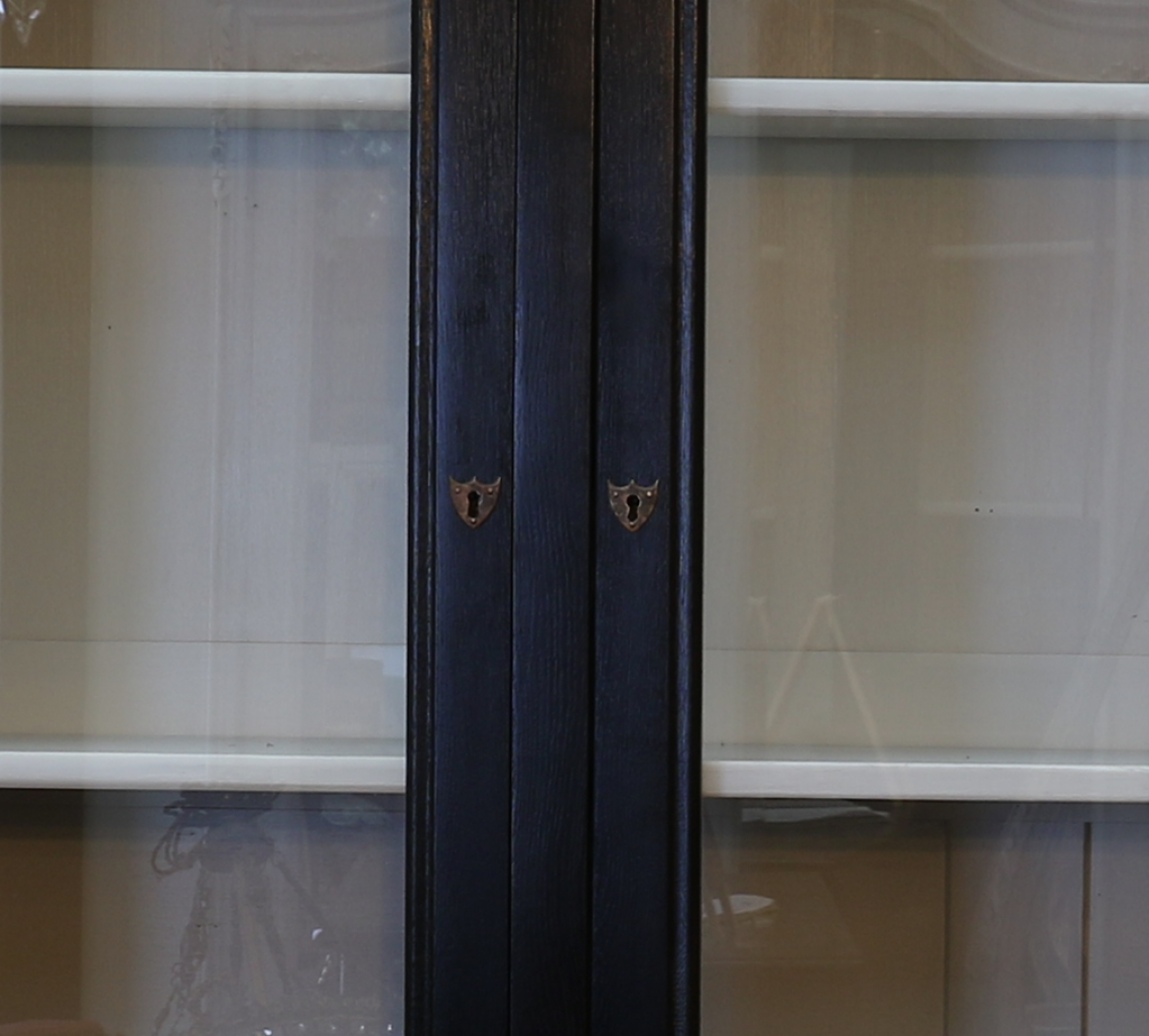Black Louis Philippe Bookcase